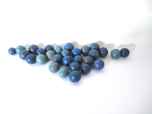 Set of 30 Antique Clay Marbles.