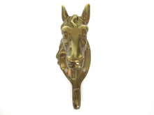 Horse Head Wall hook, Solid Brass Coat hook, Hanger, horse head.