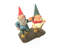 Gnomes on wooden shoes 'What a Beautiful Day' Gnome figurine after a design by Rien Poortvliet.