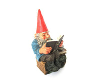 'Gideon' Reading Gnome figurine designed by Rien Poortvliet.