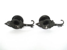 Set of 2 Vintage Ornate Wall hooks, Floral Coat Hook, Victorian Style, Made in Italy Brev.