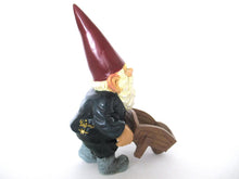 Garden Gnome with wheelbarrow after a design by Rien Poortvliet David the Gnome Gnome statue.