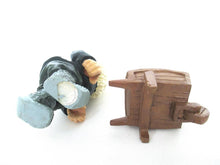 Garden Gnome with wheelbarrow after a design by Rien Poortvliet David the Gnome Gnome statue.