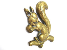 Squirrel Brass Wall decoration.