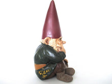Gnome figurine, Sitting Gnome after a design by Rien Poortvliet, David the Gnome, Garden Gnome.
