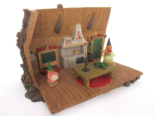 Gnome Home, Living room, Gnome Decoration, Rien Poortvliet, Gnome House, Enesco 1994, Klaus wickl.