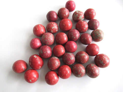 Set of 30 Antique Clay Marbles.