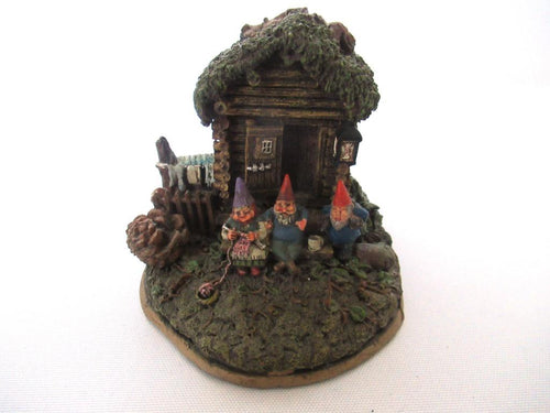 Gnome sweet home after a design by Rien Poortvliet, Gnome figurine.