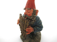 Gnome playing pan flute 'Andreas' figurine after a design by Rien Poortvliet. Part of the Classic Gnomes series designed by Rien Poortvliet