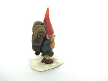 'John with backpack' Gnome figurine. Part of the 2001 Classic Gnomes series designed by Rien Poortvliet