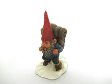 'John with backpack' Gnome figurine. Part of the 2001 Classic Gnomes series designed by Rien Poortvliet