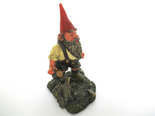 Gnome figurine after a design by Rien Poortvliet 'Hansli ' Gnome with beer.