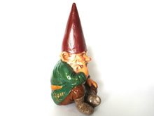 Garden Gnome, Sitting Gnome after a design by Rien Poortvliet, David the Gnome, Garden Gnome.