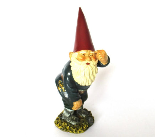 Gnome figurine, 9 INCH Gnome statue after a design by Rien Poortvliet, David the Gnome.