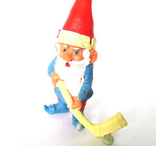 David the Gnome, gnome figurine playing ice hockey, brb, pocket gnome.