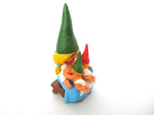 Gnome figurine, Breastfeeding Gnome, after a design by Rien Poortvliet, Brb Gnome, Lisa the Gnome.