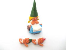 Gnome figurine, Breastfeeding Gnome, after a design by Rien Poortvliet, Brb Gnome, Lisa the Gnome.