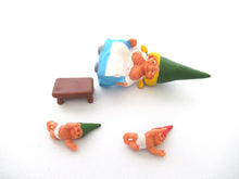 Gnome figurine, Breastfeeding Gnome, after a design by Rien Poortvliet, Brb Gnome, Lisa the Gnome.