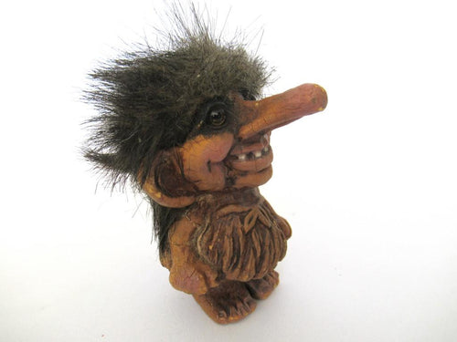 Nyform Troll, Troll handmade in Norway (Goblin, Gremlin, Hob, Imp, Gnome, Hobgoblin, Elf, Pixy)
