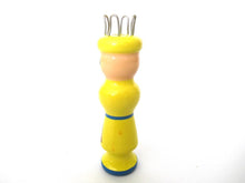 Knitting Nancy, Vintage Wooden Knitting Doll, French Knitting, Bobbin Doll, Sewing supply.