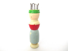 Vintage Wooden Knitting Doll, Knitting Nancy, French Knitting, Bobbin Doll, Sewing supply.