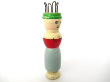 Vintage Wooden Knitting Doll, Knitting Nancy, French Knitting, Bobbin Doll, Sewing supply.