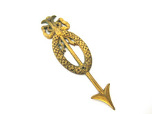 Authentic Antique embellishment, Bow, Arrow, Escutcheon.