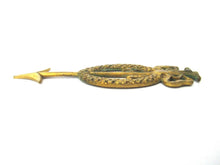 Authentic Antique embellishment, Bow, Arrow, Escutcheon.