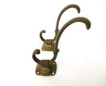 Set of 2 Solid brass Coat hooks, coat rack supply.