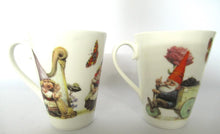 David the gnome, Set of two gnome mugs, coffee cups. Rien poortvliet