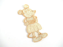 UpperDutch:Applique,Authentic Antique Collectible 1930's Mickey Mouse Applique, Vintage patch, sewing supply.