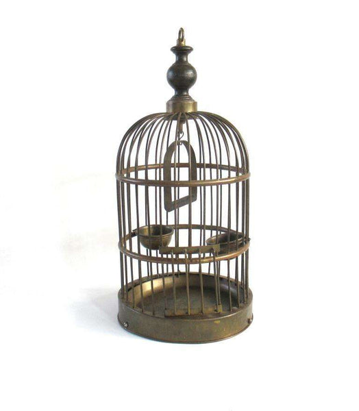 UpperDutch:Birdcage,Antique Brass 18 inch Bird Cage.