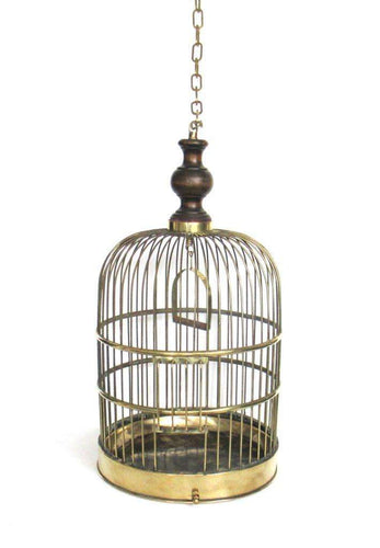 UpperDutch:Birdcage,Antique Brass Birdcage 23 INCH.
