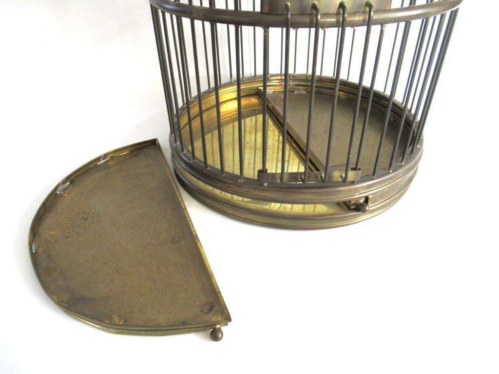 Antique Brass Birdcage 26 INCH, Solid brass bird cage. – UpperDutch