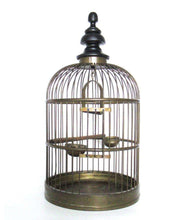 UpperDutch:,Antique Standing Birdcage 22 INCH Solid Brass Bird cage.