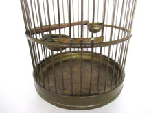 UpperDutch:,Antique Standing Birdcage 22 INCH Solid Brass Bird cage.