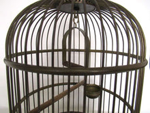 UpperDutch:,Antique Standing Birdcage 22 INCH Solid Brass Bird cage.