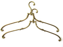 UpperDutch:,1 (one) Brass Clothes Hanger, Clothes Hangers, Antique French Coat hanger, Wedding dress hanger.