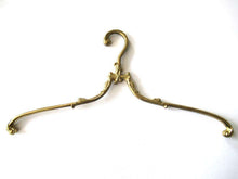 UpperDutch:Bride Hanger,1 (one) Brass Clothes Hanger, Clothes Hangers, Antique French Coat hanger, Wedding dress hanger.