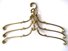 UpperDutch:Bride Hanger,1 (one) Brass Clothes Hanger, Clothes Hangers, Antique French Coat hanger, Wedding dress hanger.