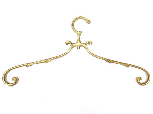 UpperDutch:Bride Hanger,1 (one) Brass Clothes Hanger, Clothes Hangers, Antique French Coat hanger, Wedding dress hanger.