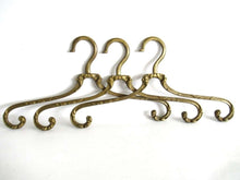 UpperDutch:,1 (one) Brass Clothes Hanger, Clothes Hangers, Antique French Coat hanger, Wedding dress hanger, Swivel.