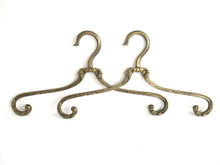 UpperDutch:Bride Hanger,1 (one) Brass Clothes Hanger, Clothes Hangers, Antique French Coat hanger, Wedding dress, Swivel.