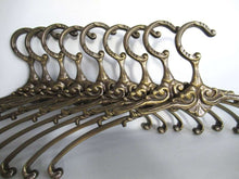 UpperDutch:,1 (ONE) Brass Clothes Hanger, Clothes Hangers, Antique French Coat hanger, Wedding dress, Victorian Style.