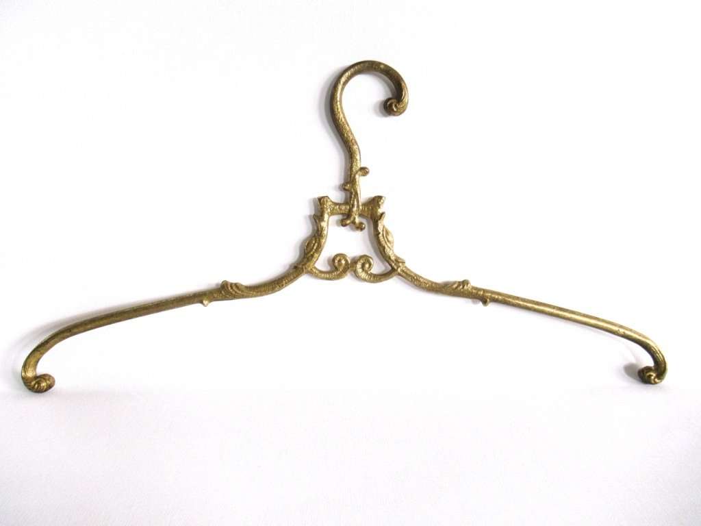 Brass Clothes Hanger, Clothes Hangers, Antique French Coat hanger, Wed – UpperDutch Brass Clothes Hanger, Clothes Hangers, Antique French Coat hanger, Wed – UpperDutch