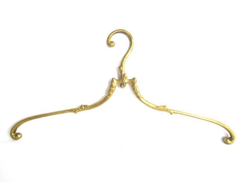UpperDutch:Bride Hanger,Brass Clothes Hanger, Wedding dress, Victorian Style.