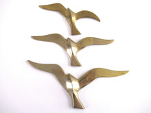 UpperDutch:,Set of 3 Brass Seagulls