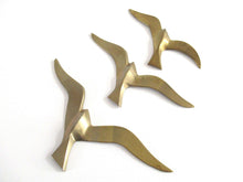 UpperDutch:,Set of 3 Brass Seagulls