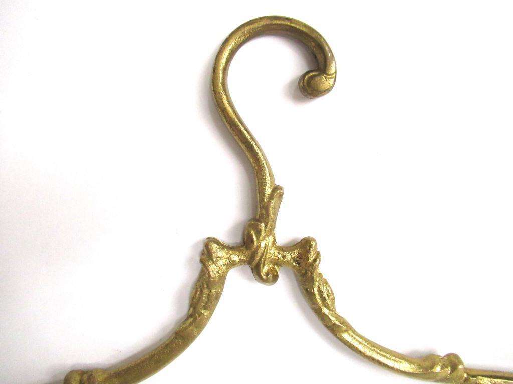 Wedding Dress Hanger, Brass Clothes Hanger, Victorian Style. UpperDutch