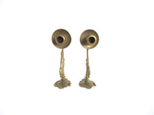 UpperDutch:Candelabra,Pair Vintage Solid Brass Victorian Piano Candelabra, Set piano candle holders, candle wall sconce. Old lighting, antique decor.